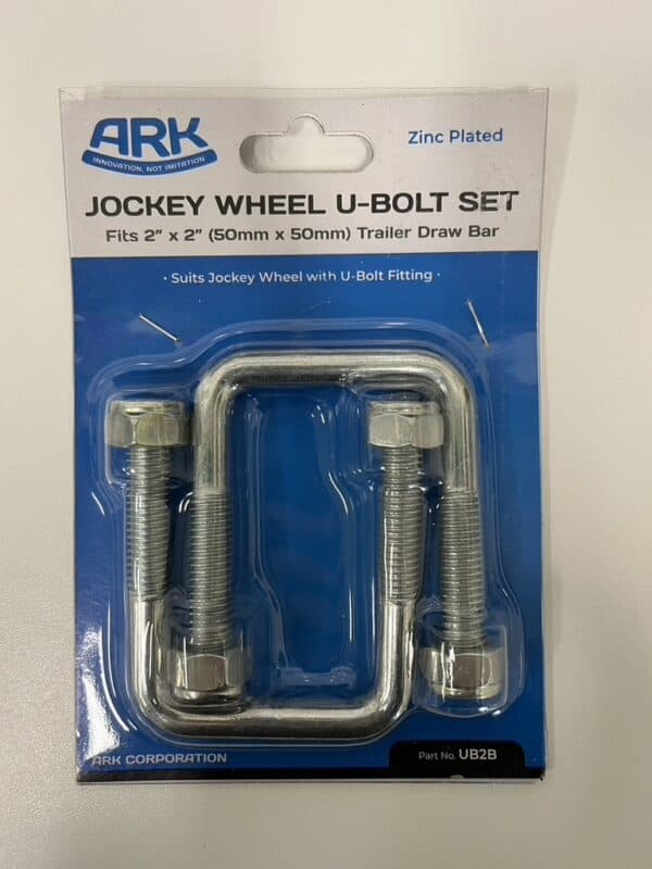 Jockey Wheel U-Bolt Set - 75mm x 75mm