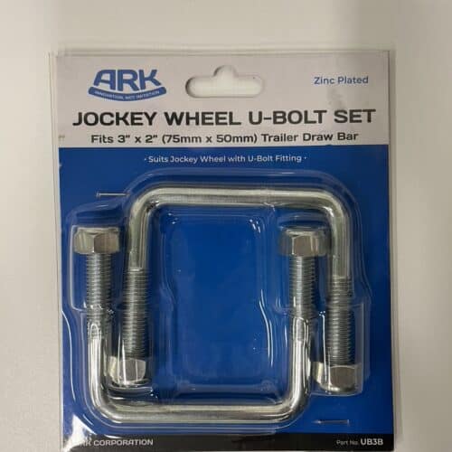 Jockey Wheel U-Bolt Set - 75mm x 75mm