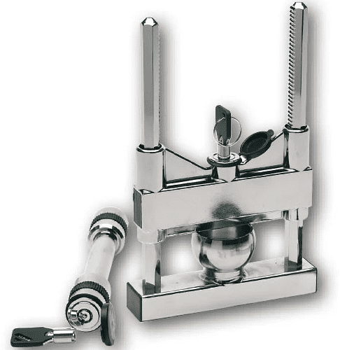 ARK ATL155 Chrome Trailer Coupling Lock + Hitch Pin