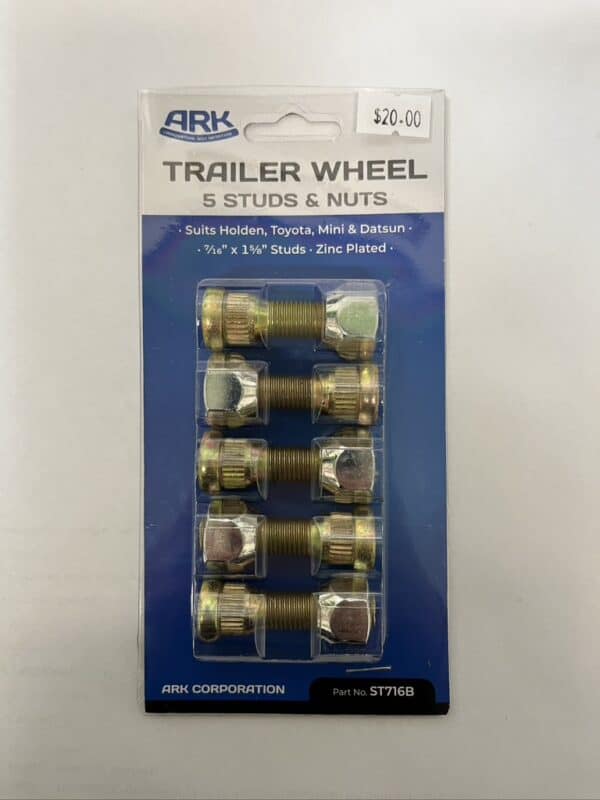 Trailer Wheel Studs & Nuts - Holden