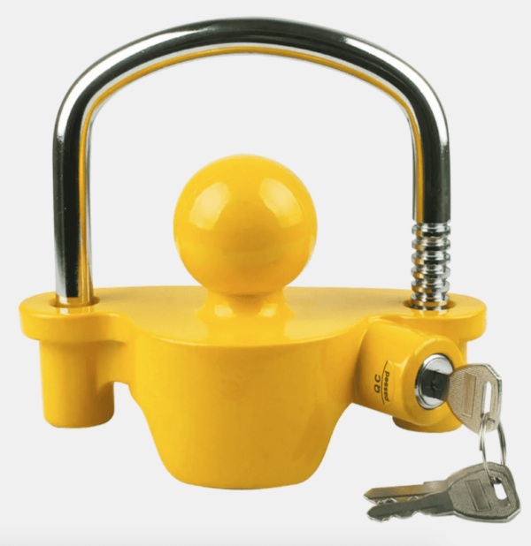 Mister Hitches Coupling Lock - Hi Vis