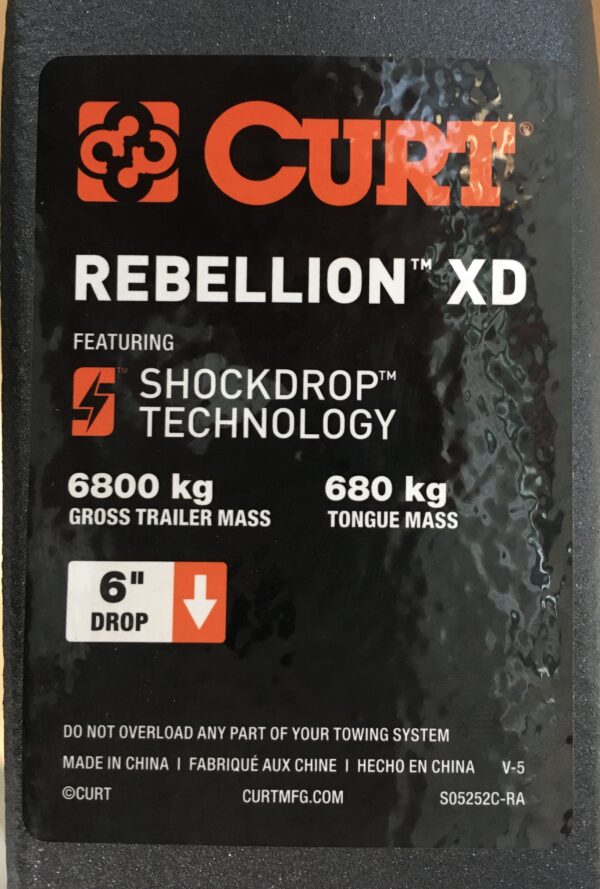 CURT Rebellion XD Adjustable Cushion Hitch - Image 4