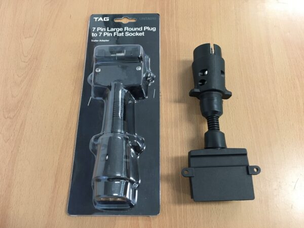 TAG 7Pin Large Round to 7pin Flat Adapter