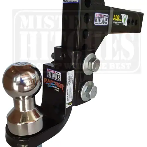 "Raptor Adjustable Hitch Yankee - suits 63.5mm (2 1/2 "") shanks"