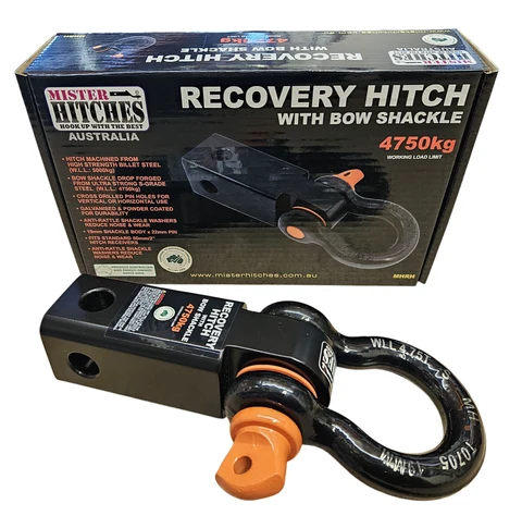 Mister Hitches Recovery Hitch & Bow Shackle 4.75T